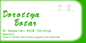 dorottya botar business card